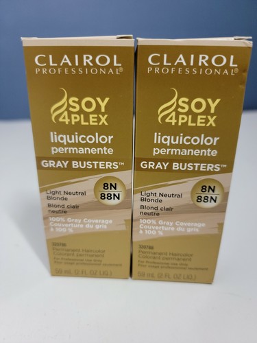 8n 88n Light Neutral Blonde Lot Of 2 Gray Buster