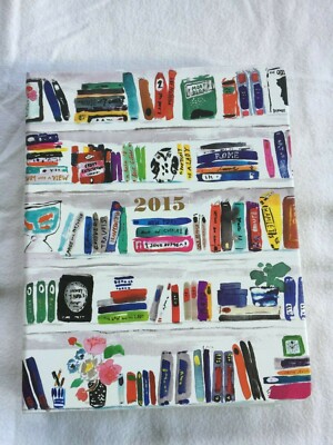 kate spade new york Set the Stage Book  Bookshelf 17 Month Large Agenda 2015 NEW