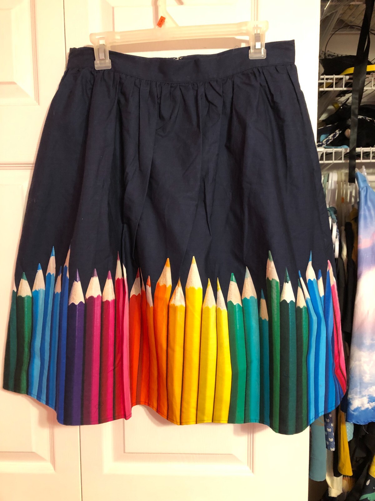 Fervour colored pencil flare skirt NWOT from ModCloth Fervour colored pencil flare skirt NWOT from ModCloth