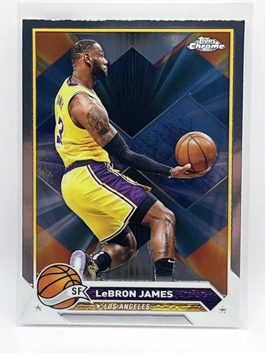 NBA カード Lebron James Topps Chrome PSA9 2008 Topps Chrome LeBron James PSA 9 MINT #23 ICONIC Image