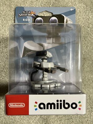 R.O.B. Rob the Robot Amiibo Figure Nintendo Super Smash Bros Series New & Sealed