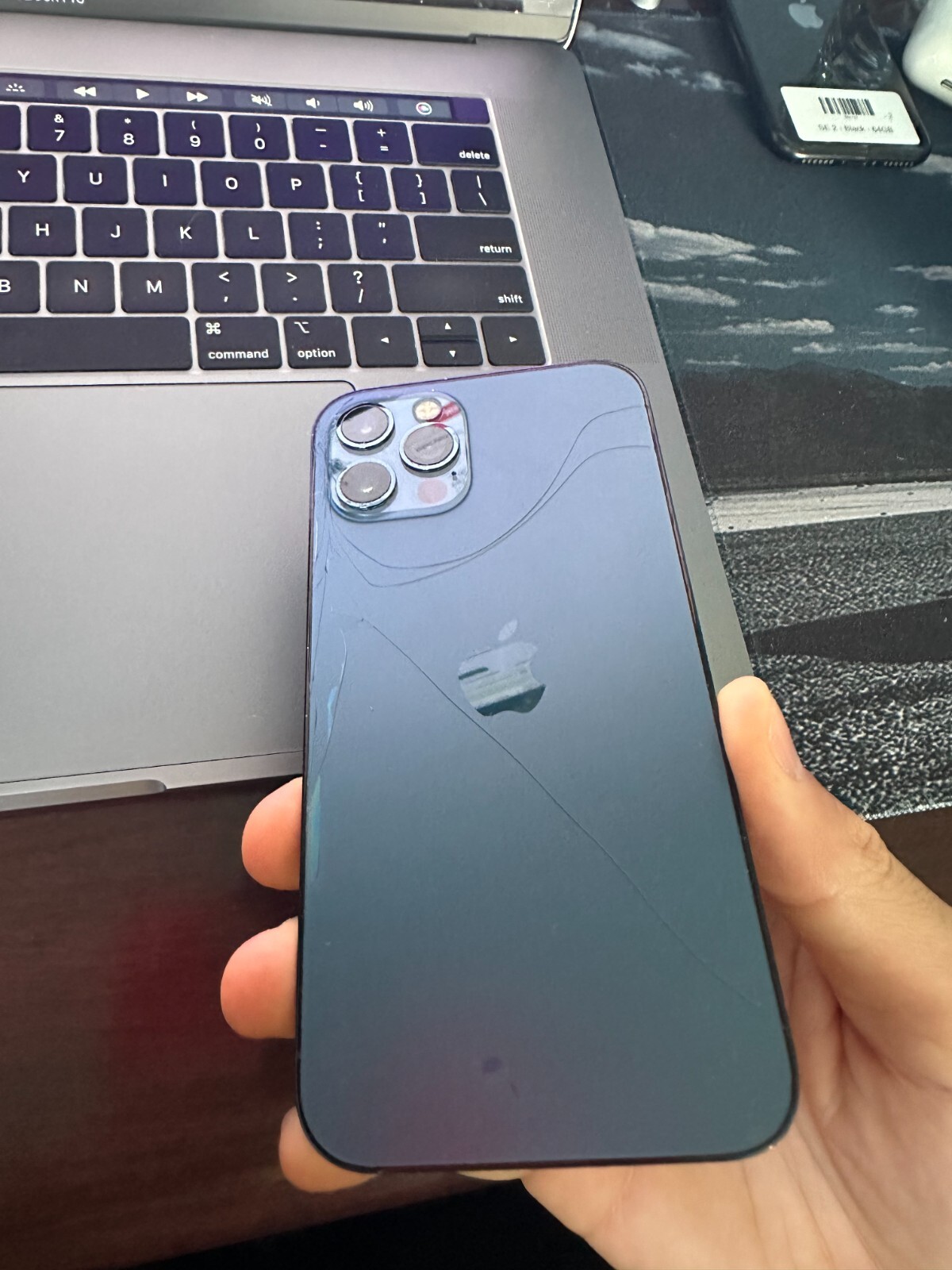 wdk Apple　iPhone　12Pro128GBパシフィックブルー Apple Pre Owned Excellent iPhone 12 Pro 5G 128GB (Unlocked
