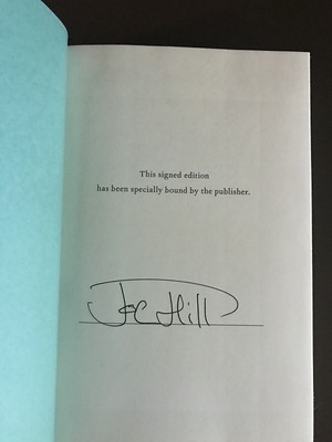 STRANGE WEATHER. SIGNED JOE HILL. MINT/MINT