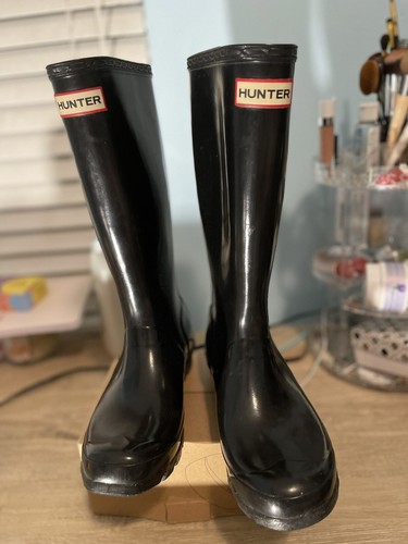 ☆HUNTER☆ WOMEN Original 20 Tall Rain Boots Dark Horizon UF s-l400.jpg