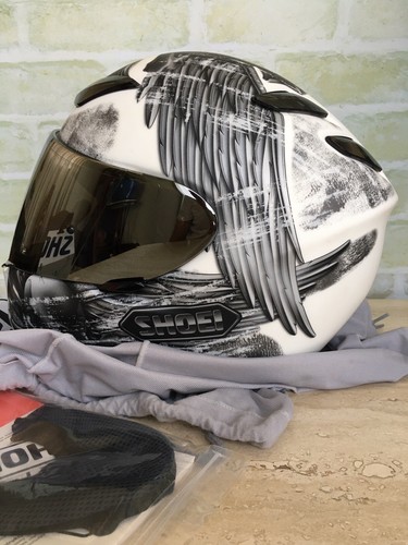 SHOEI CW-1.X-12.Qwest.XR1100.Z6ダークスモーク ヘルメットシールド フルフェイス バイザー レンズケース shoei