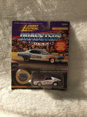1969 Johnny Lightning Dragsters USA Shirley Shahan Purple Drag-on Lady NHRA