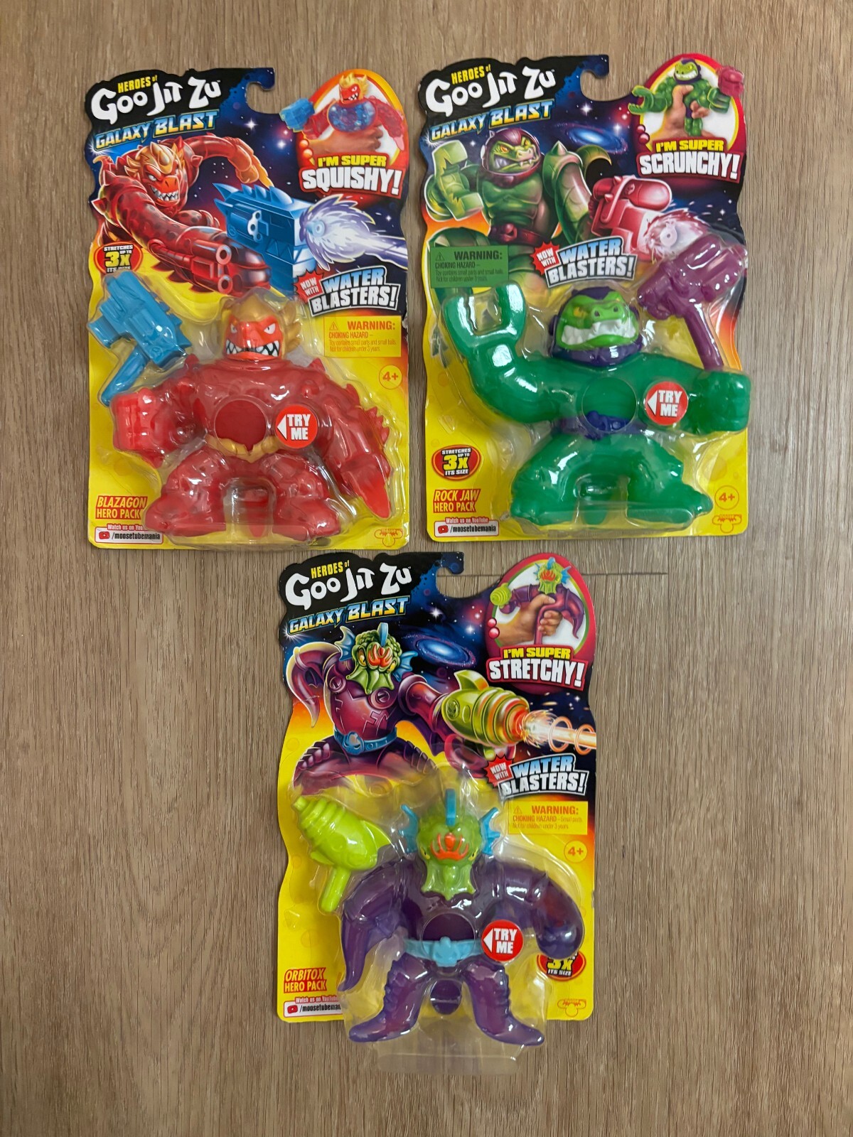 Heroes of Goo Jit Zu Galaxy Blast With Water Blasters by Moose | eBay