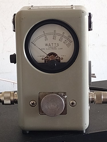 2) Bird 43 Thruline Meter Wattmeter QC Connectors 4240-050 2) Bird 43 Thruline Meter Wattmeter QC Connectors 4240-050