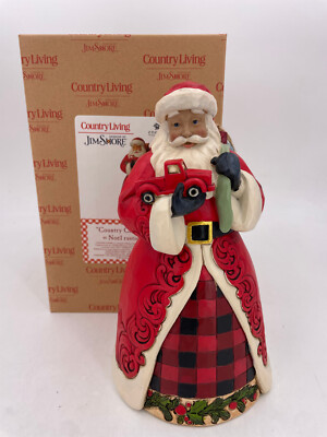 Enesco Jim Shore Country Living- Santa Holding Red Truck #6009123