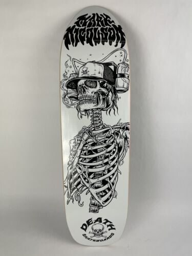 Mark Nicolson Beer Helmet Deck - Death Skateboards POOL Shape ...