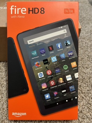 Amazon Fire HD8 (10th Gen) 8in 32gb Quad-core 2.0 GHz Wifi Tablet Plum New Open