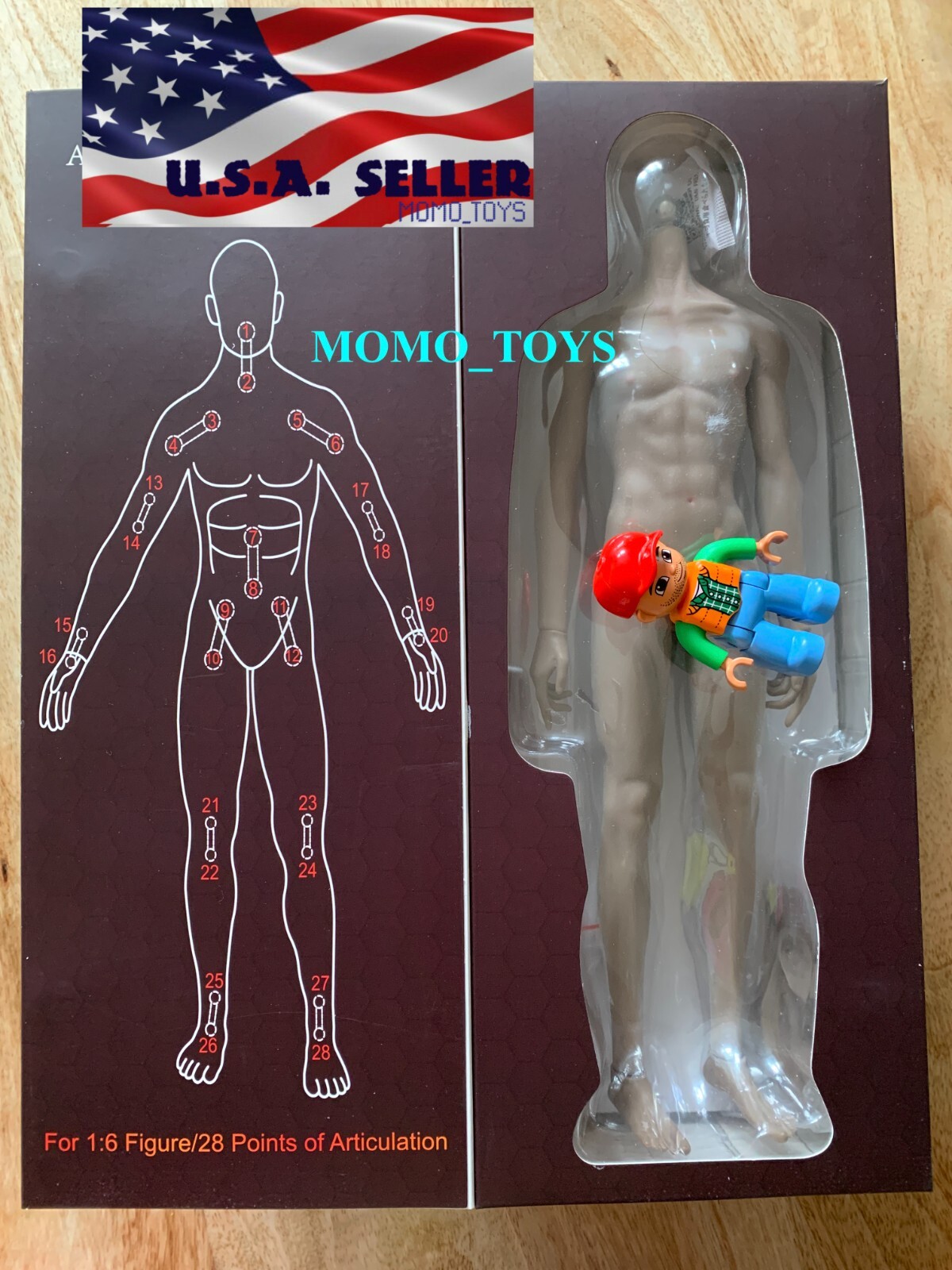 Amazon.com: 1/6 Scale Male Body,JIAOU Doll 12inch Super