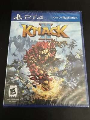 Knack II (Sony PlayStation 4, 2017) Brand New Sealed!