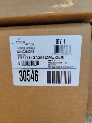 NVENT HOFFMAN ASE886SSNK STAINLESS STEEL 8X8X6 TYPE 3R OUTDOOR