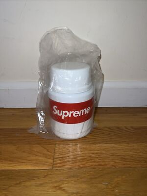 Supreme Thermos Stainless King Food Jar And Spoon White Brand New 