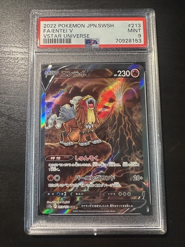 ★PSA10★【エンテイV/SAR/S12a】ENTEI V 213/172 PSA 10 GEM MINT JAPANESE POKEMON 2022 ENTEI V 213/172 VSTAR