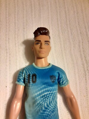 barbie ken you can be anything soccer ftbol player doll mattel 2018 new 125873979640