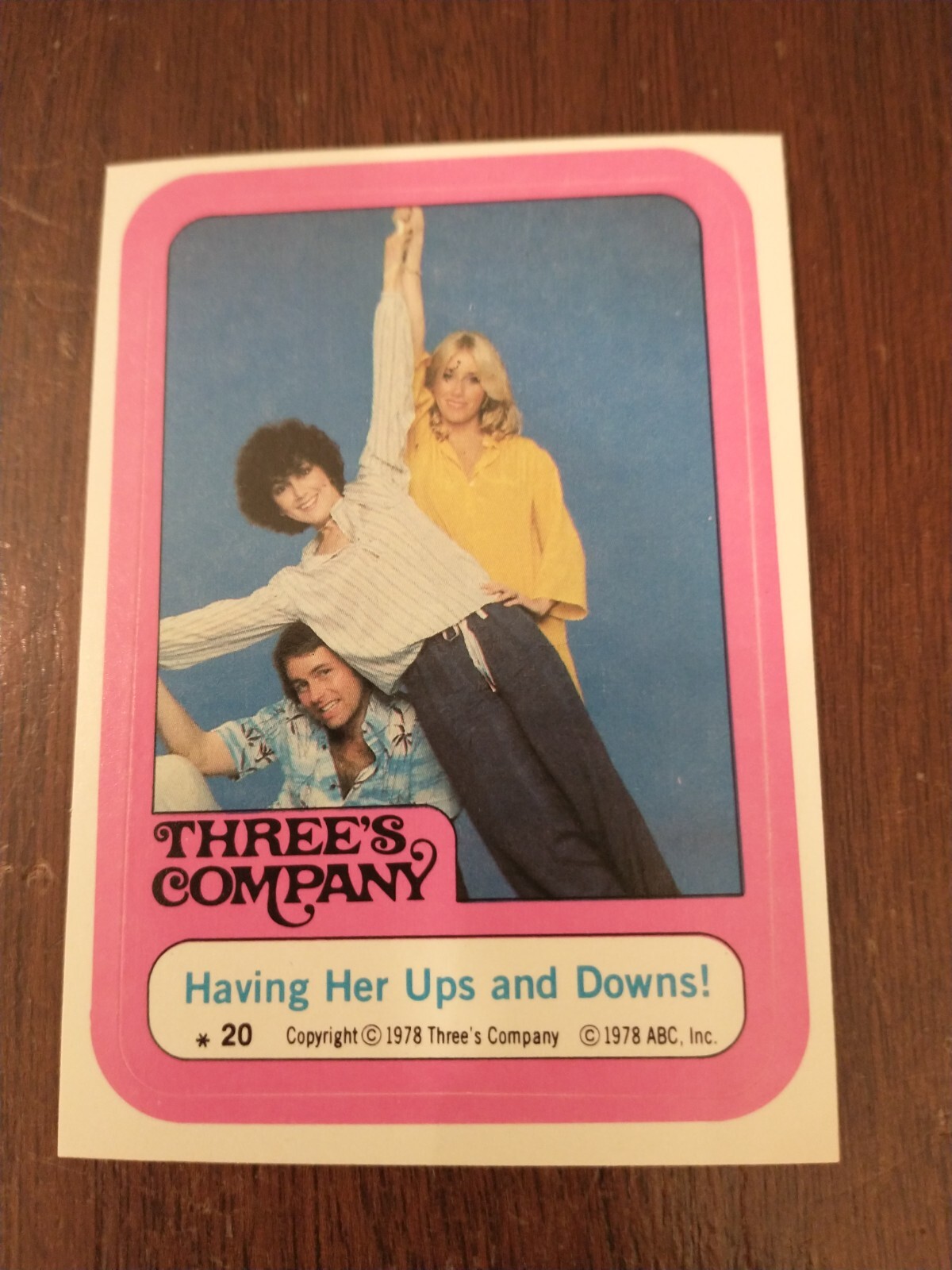 【20%OFF】Mit Rippe und Rolle 1978 Topps (Three's Company) #20 Ups & Downs (NM-MT) | eBay