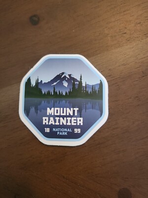 Mount Rainier National Park Sticker Decal