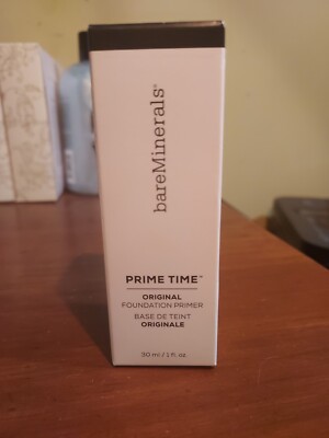 BareMinerals Prime Time Original Foundation Primer 1 fl oz New in Box