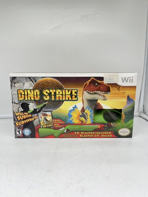 Dino Strike (Nintendo Wii, 2011) 20  Blaster Included. Sealed!