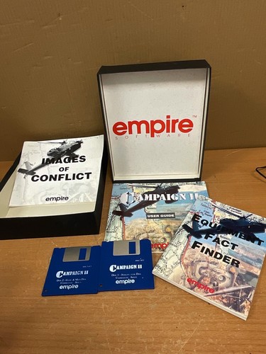 Commodore Amiga Campaign II Video Game Disk Strategy War Simulation