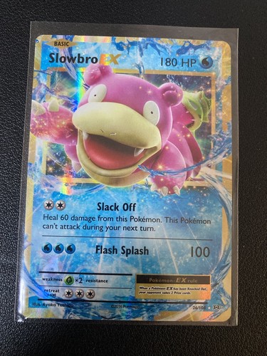 Pokemon Evolutions Slowbro EX Karte 26108 XY Lahmus EX