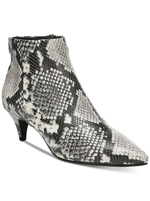 Женские бежевые пинетки на каблуке Kirby Kitten со змеиным принтом CIRCUS BY SAM EDELMAN 6