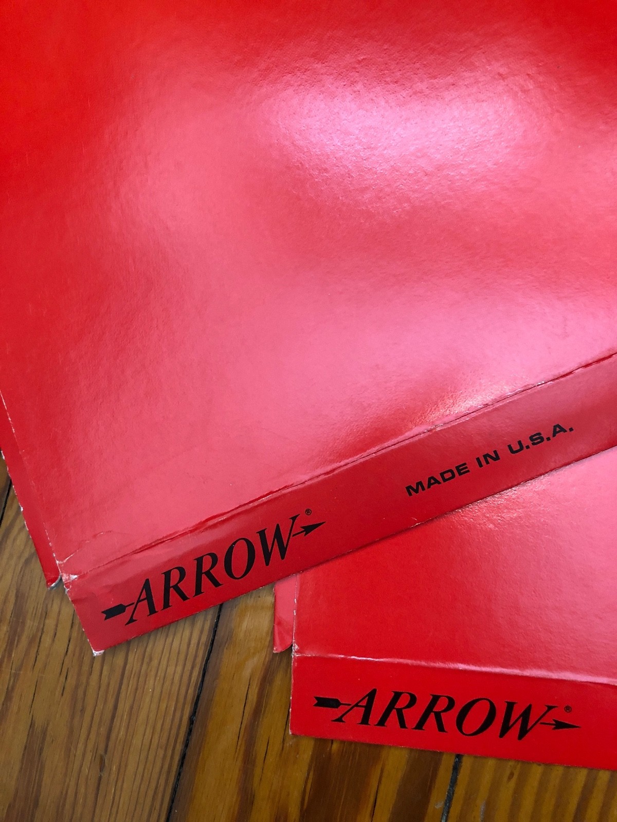 TWO Vintage VALENTINE'S DAY Cardboard Displays from ARROW Shirt Company 1970s