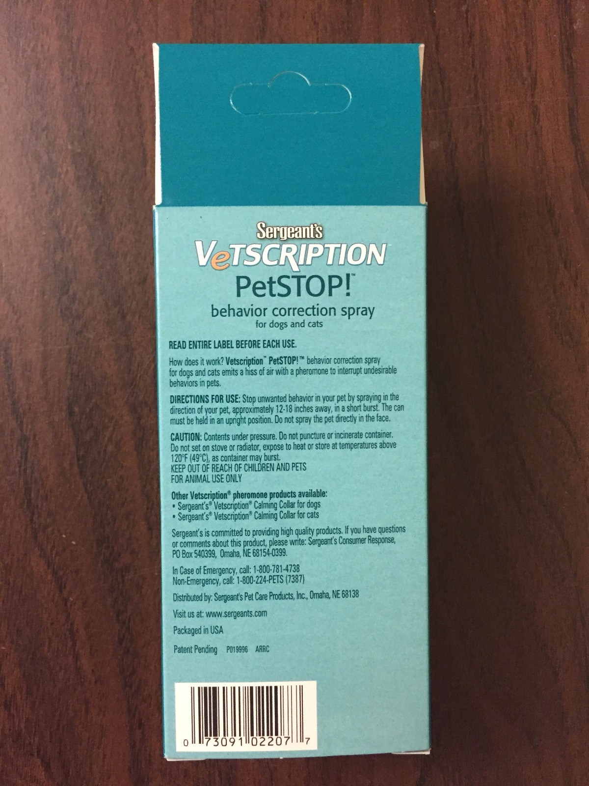 Vetscription Petstop Behavior Correction Spray for Dogs & Cats Pheromone