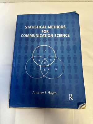 Statistical Methods For Communication Science by Andrew Hayes- Used & Cheap