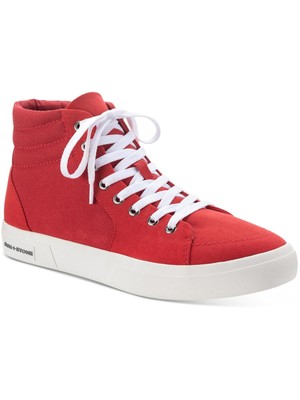 Мужские кроссовки SUN STONE Red Jett на платформе со шнуровкой и круглым носком, 8,5 М