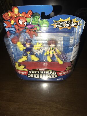 Marvel Super Hero Squad 2-Pack Cyclops & Marvel Girl (2008)
