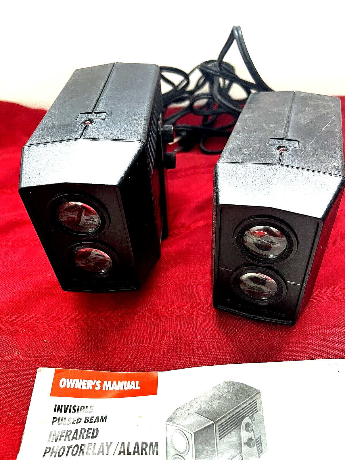 2 Safe House Radio Shack Infrared Photorelay Pulsed Beam Burglar Alarm System