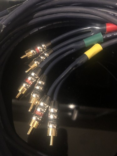 Vintage Phoenix Gold Zero Point RCA Cables 6 Channels