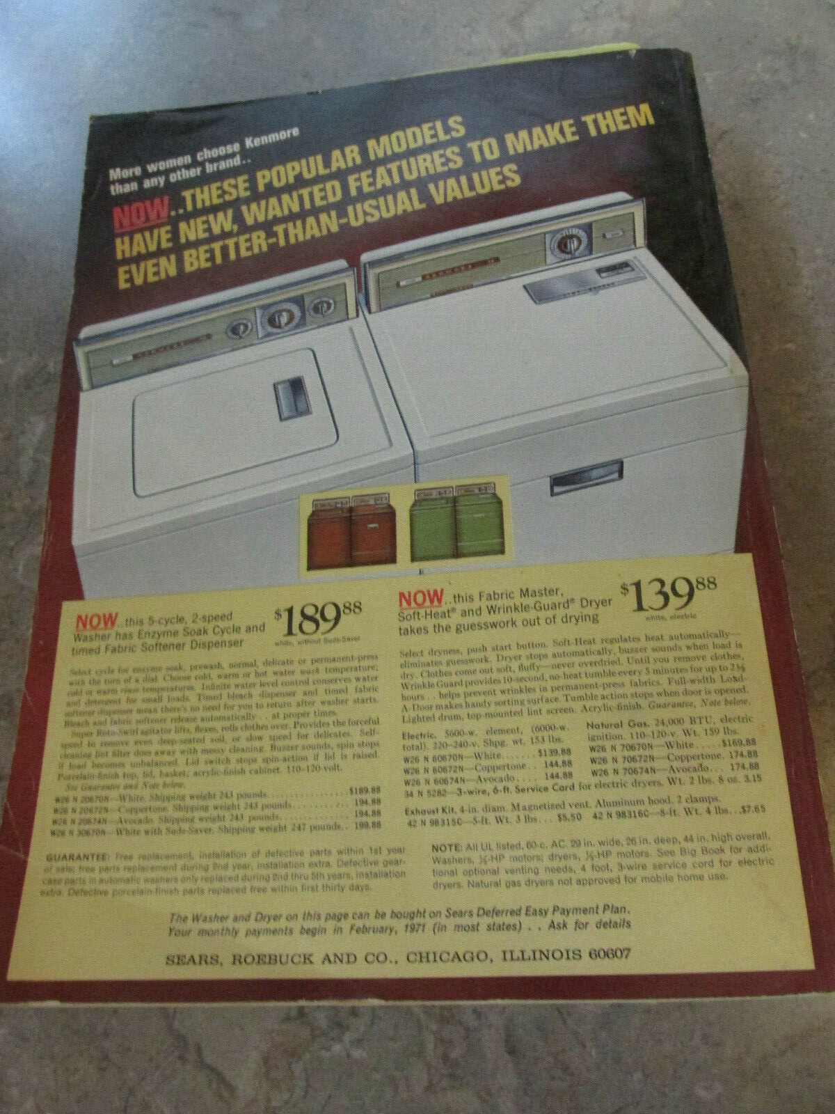 1970 SEAR ROEBUCK  CHRISTMAS WISH BOOK CATALOG