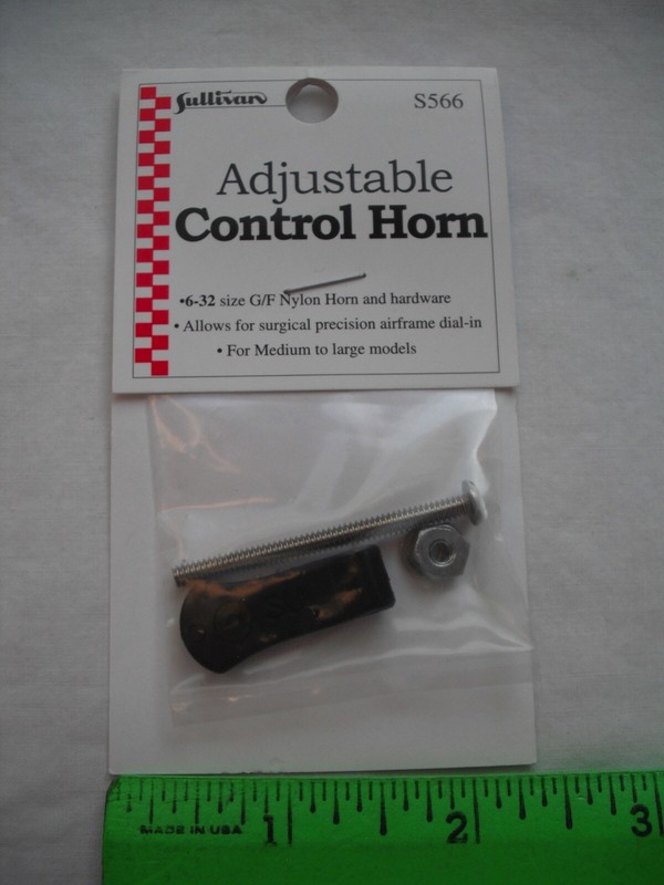 Sullivan S566 566, Adjustable Control Horn, 6-32, RC R/C Plane Airplane Boat Car