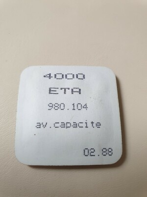 Brand New ETA Calibre 980.104 - Circuit - Part No. 4000 - RARE PART