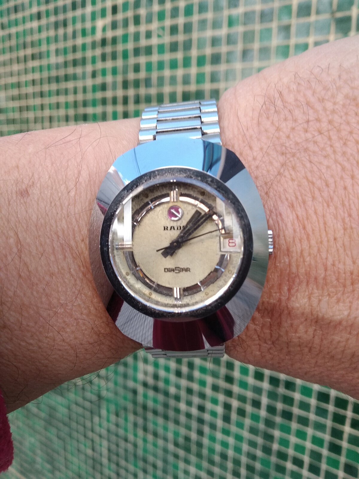 RADO DIASTAR 1 AUTOMATIC ORIGINAL BRACELET GLASS FACETED RADO DIASTAR 1 AUTOMATIC ORIGINAL BRACELET GLASS FACETED