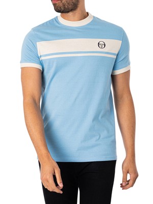 

Мужская футболка Sergio Tacchini Master, синяя, Синий, STM14593-273