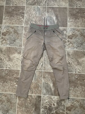 KITH Classics Thrashed Tapered Beige Jogger Pants Size Medium 