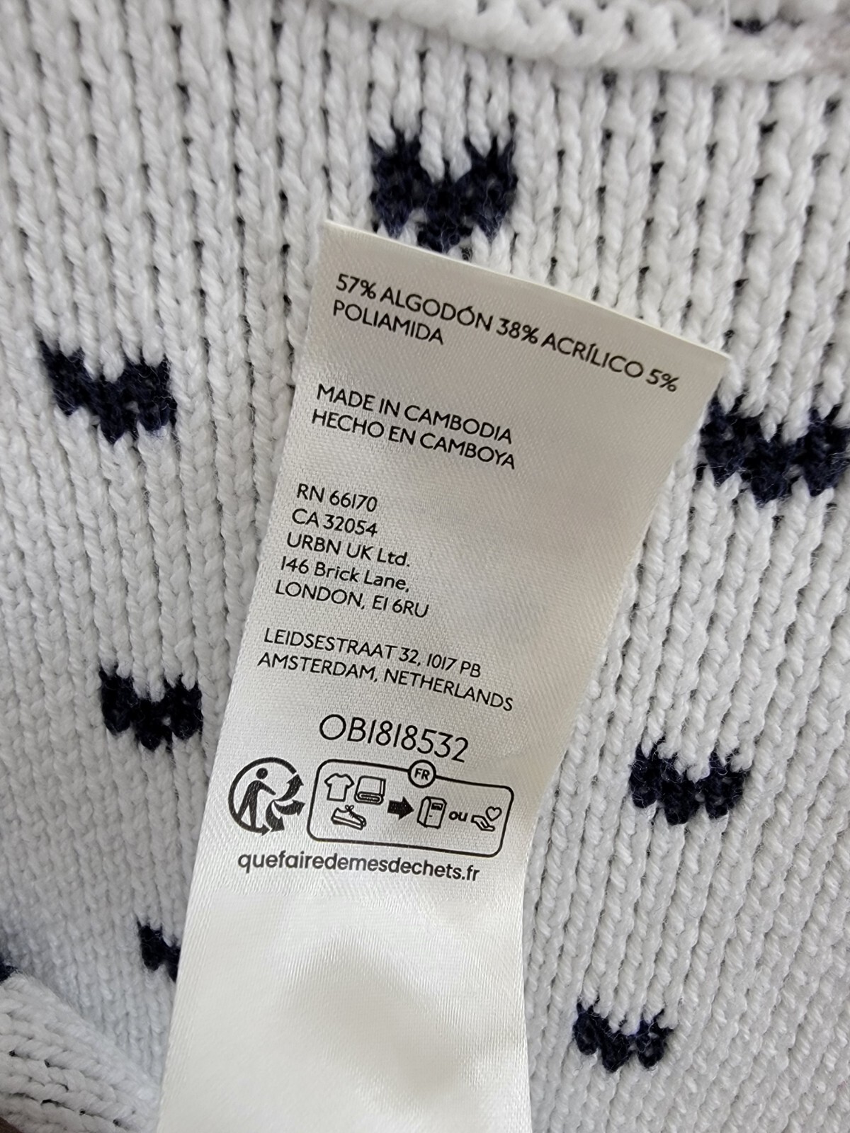 Free People Heart Easy Street Crop Sweater Women's L Black Long Sleeve Pullover - Picture 14 of 16