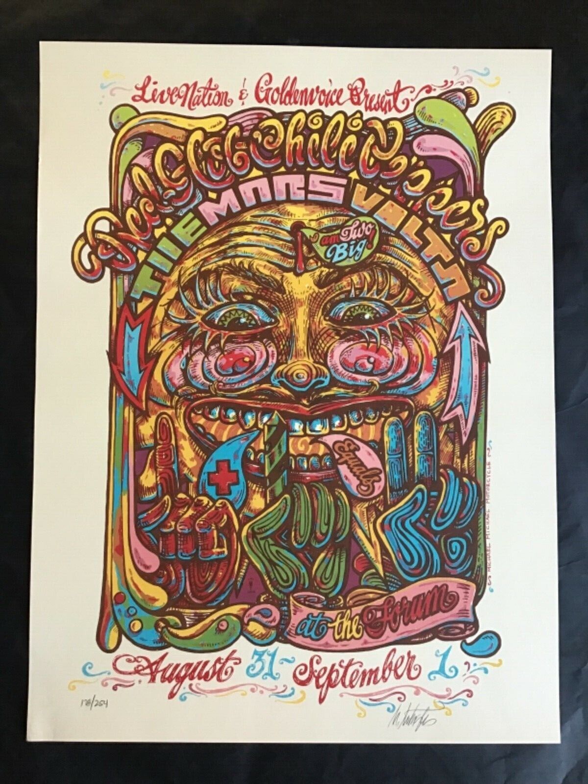 Jackie Cheffins / Mars Volta ポスター Jackie Cheffins / Mars Volta ポスター