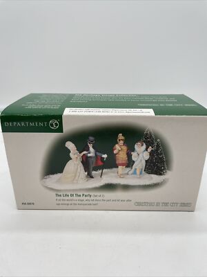 Dept 56 Christmas in the City Series  The Life of the Party  56.58970 NIB