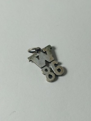 James Avery Sterling Silver Camp Waldemar W 86 Charm