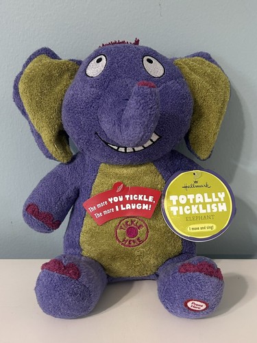 Hallmark 12” Totally Ticklish Elephant Animated Stuffed An