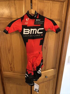 Pearl Izumi Extra Small BMC Racing Team Issue Mesh 1-Z Race Suit Short Sleeve