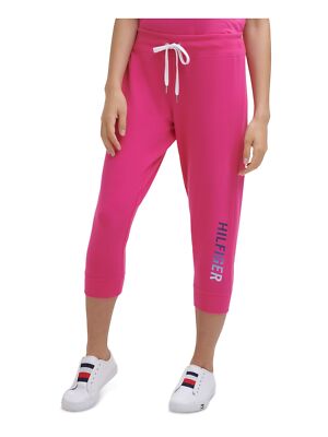 

TOMMY HILFIGER SPORT Женские брюки-капри с галстуком из смесового хлопка Спортивная одежда