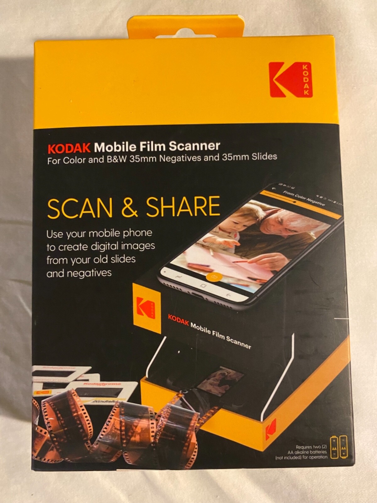 Kodak Mobile Film Scanner Scan & Share For 35mm Negatives & Slides NEW NIB のeBay公認海外通販｜セカイモン