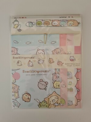 San-X Sumikko Gurashi 4-Design Letter Set (2016)